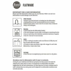 Food Network™ Flatware*Food Network 4-Pc. Classic Silver Dinner Knife Set