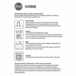 Food Network™ Flatware*Food Network 20-Piece Classic Silver Flatware Set